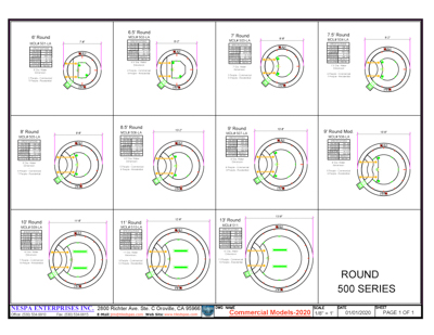 Commercial ROUND - 500 Series